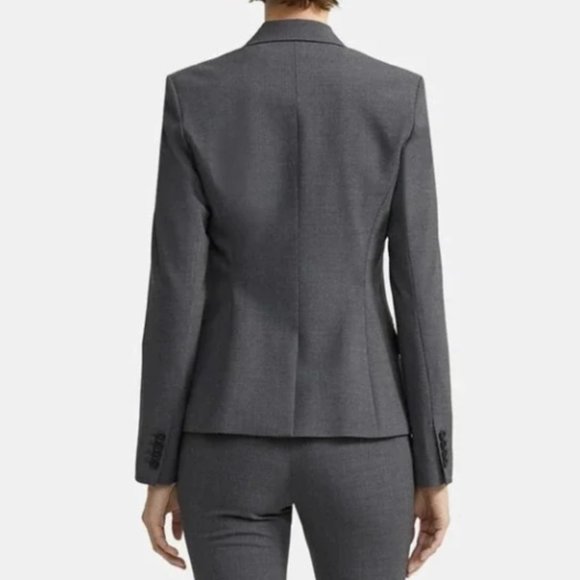Theory Gabe B 2 One Button Blazer, Wool Blend - Picture 2 of 4
